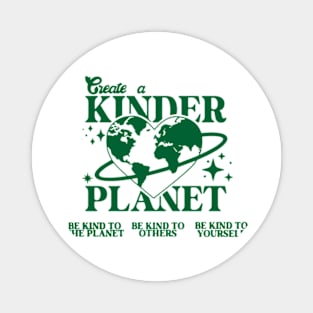 Create a Kinder Planet Vintage Earth Day Magnet